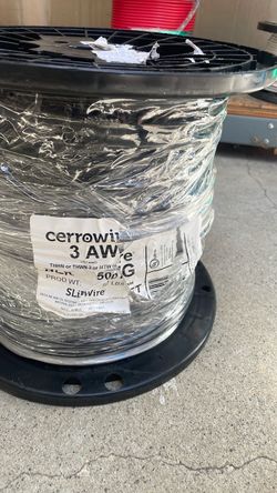 WIRE #3 AWG  500 FT $900
