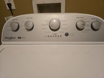 Whirlpool Washer & Dryer Set – Excellent Condition