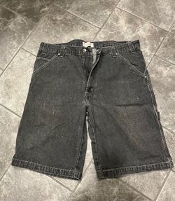 Men’s Shorts Size 38, Black Utility Levi’s Strauss Jeans. In Very Good Condition, 100% Cotton.
