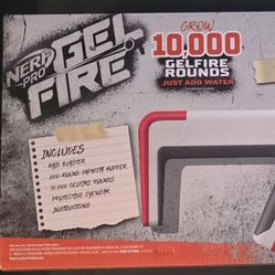 NerfPro GEL Fire - 2 BRAND NEW  with NERFPRO GEL FIRE ROUND REFILL