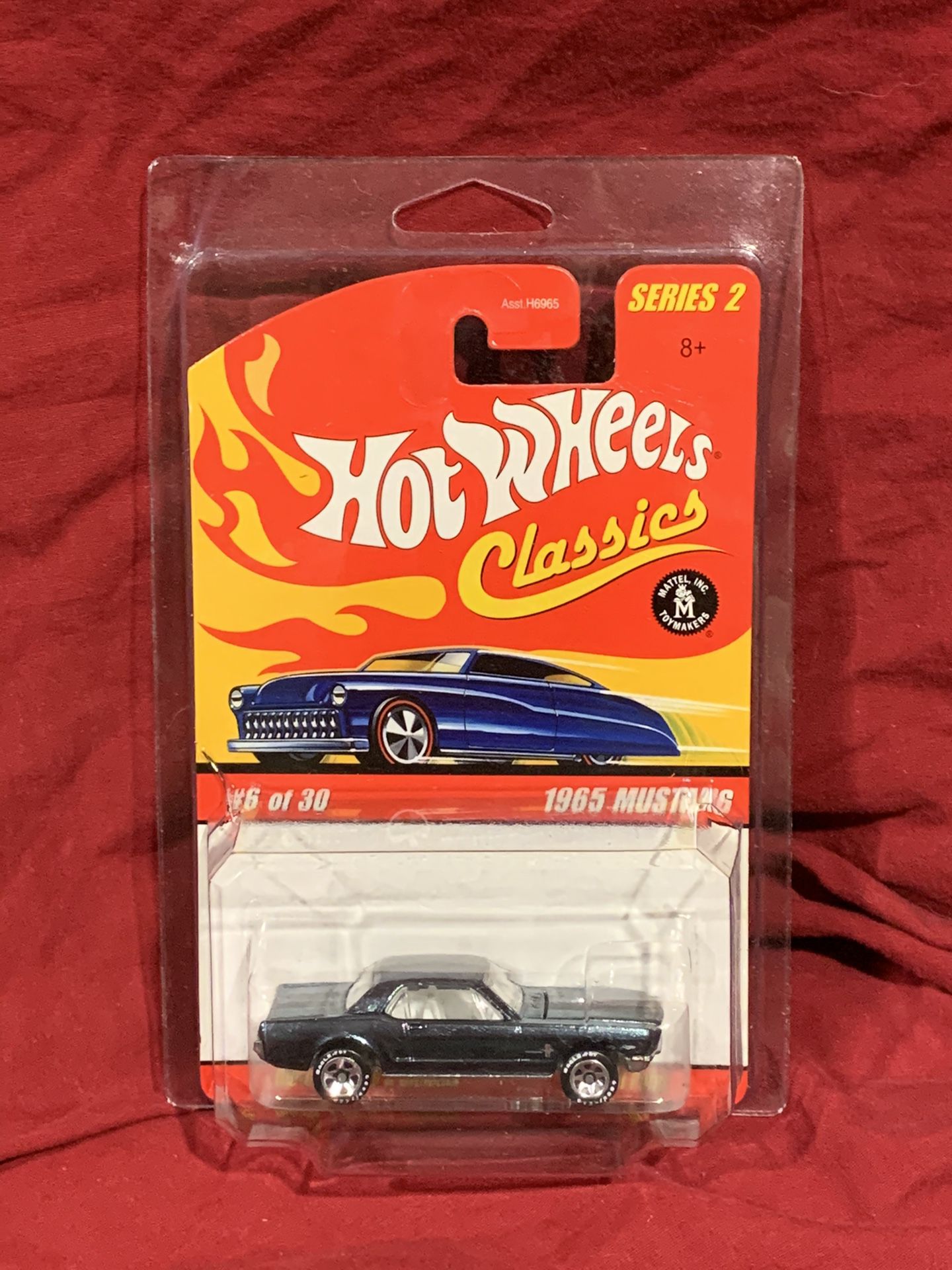 Hot Wheels Classics. Blue 1965 Mustang. **ERROR**