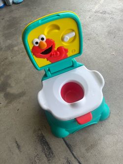 Kids Elmo potty training toilet