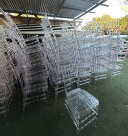 Clear Chiavary Chair