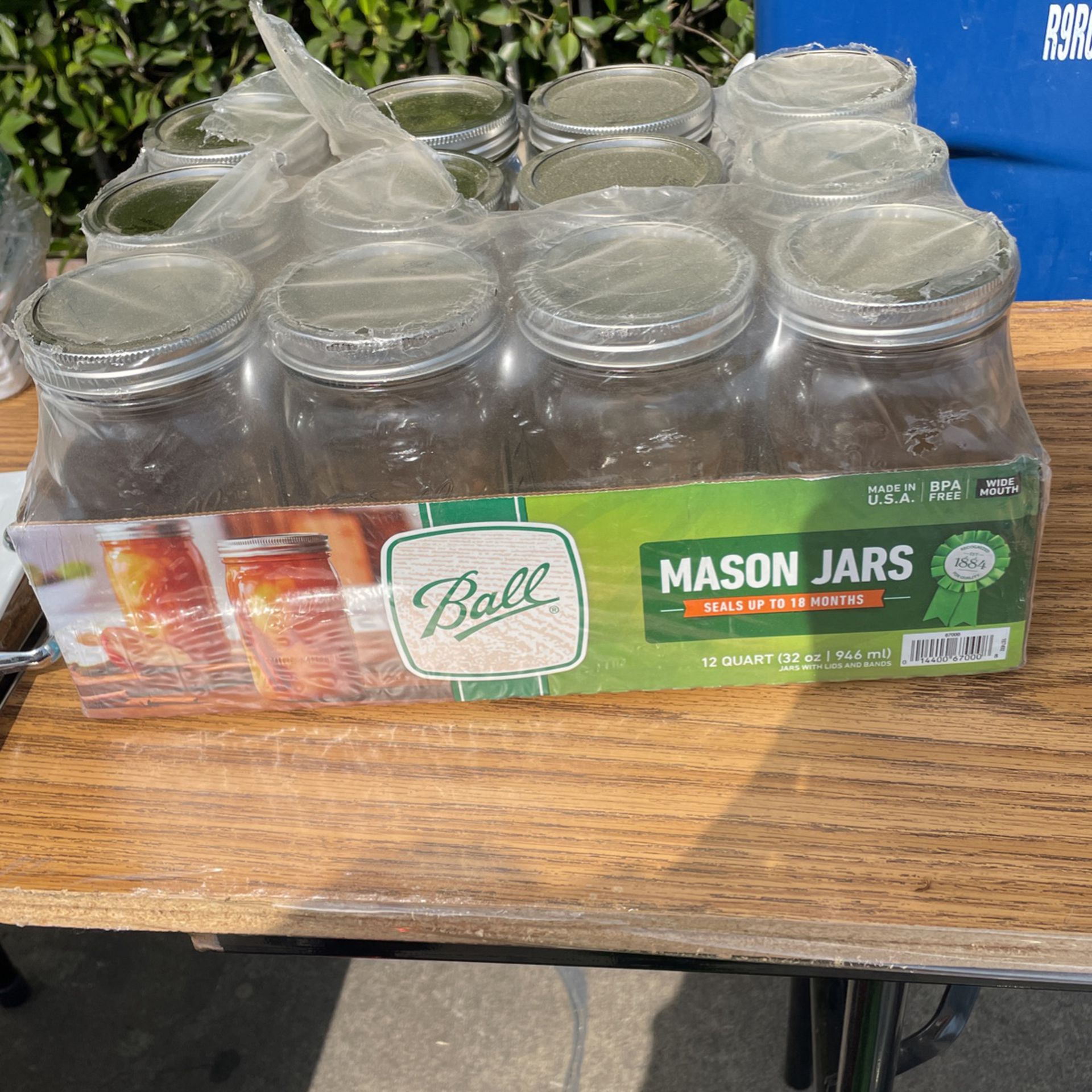 Mason jars With Lids 32oz