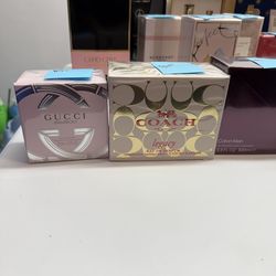 Various women’s fragrances