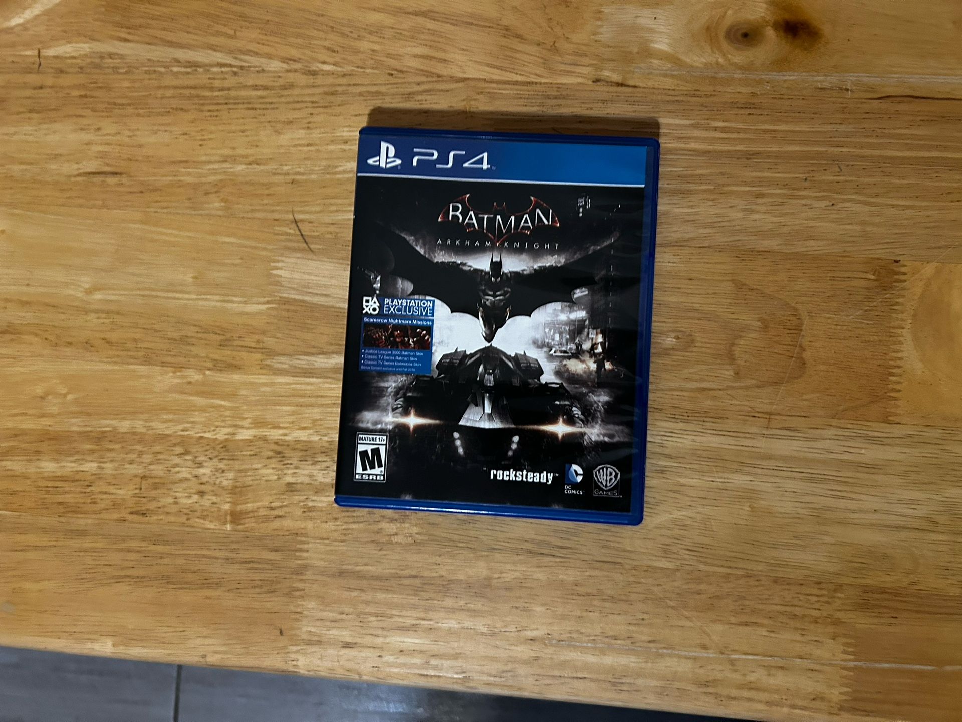 Batman Arkham Knight For The PlayStation 4 (PS4) Used 