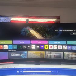 Lg 34” WQHD 100hz smart monitor