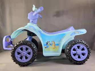 Bluey 6v Ride-On Quad Battery NOT  included