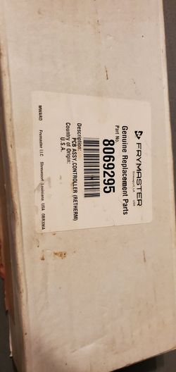 Frymaster (contact info removed) Controller  PCB