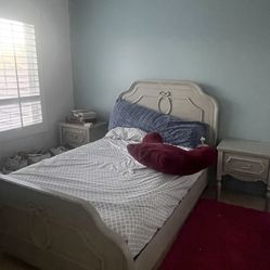 Bed Frame + Mattress + Desk