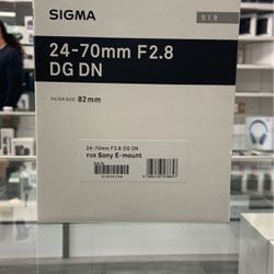 Sigma 24-70mm F2.8 For Sony