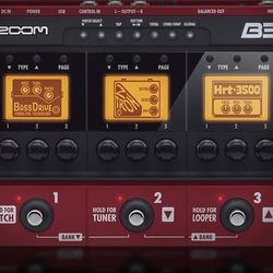 Zoom B3 Multi-Effects And Amp Pedal