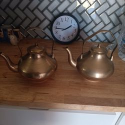 Brass Tea Pots