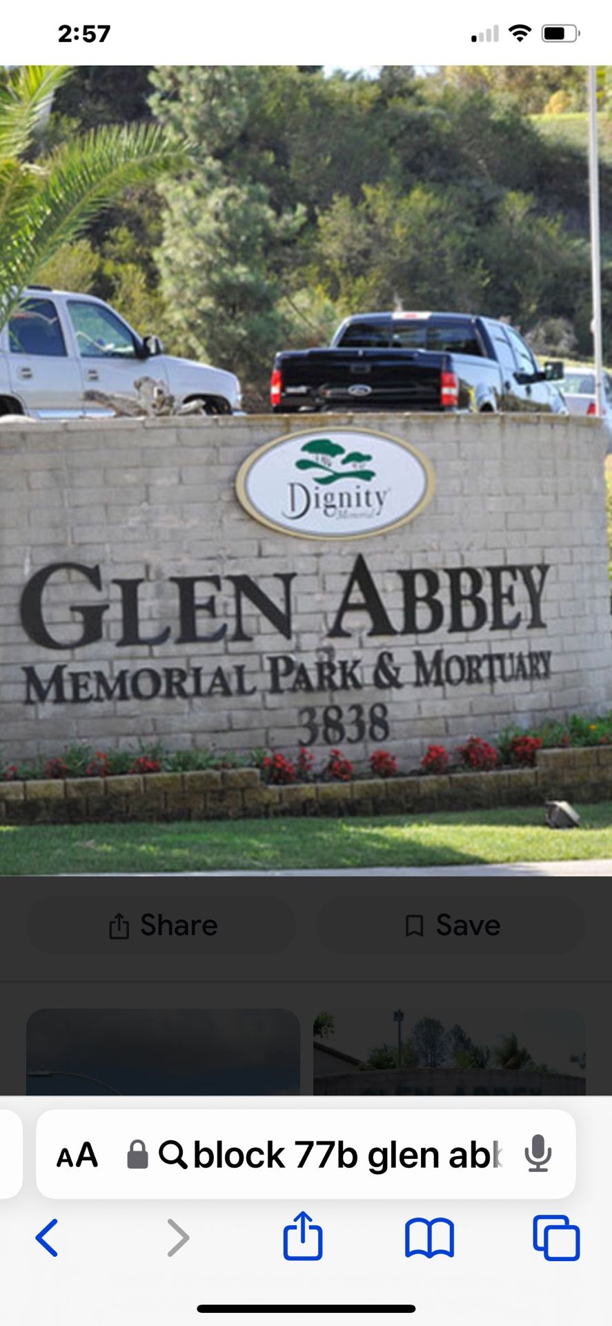 Burial Plots, Glen Abbey, Bonita, CA