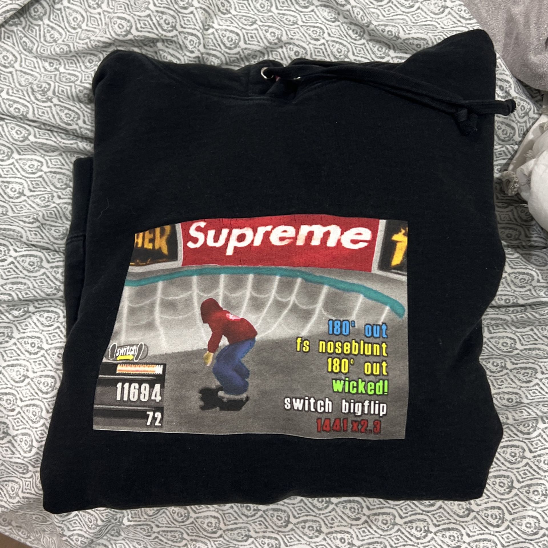 Supreme X Thrasher Black Hoodie