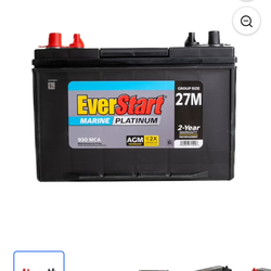 Brand new marine battery ever start