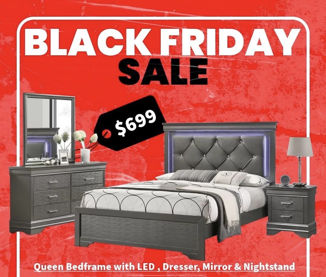 4PC Queen Bedroom Set