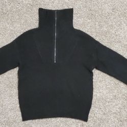 Women's Gianni Bini GB Long Sleeve Knit Pullover Sweater Size XL Black