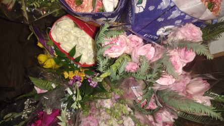 Lots Of Flowers And Supplies