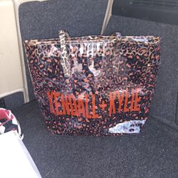 Kendall & Kylie Tote Bag Leopard Print