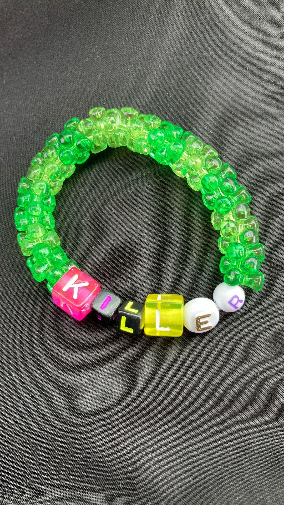 Green Beaded Killer Bracelet