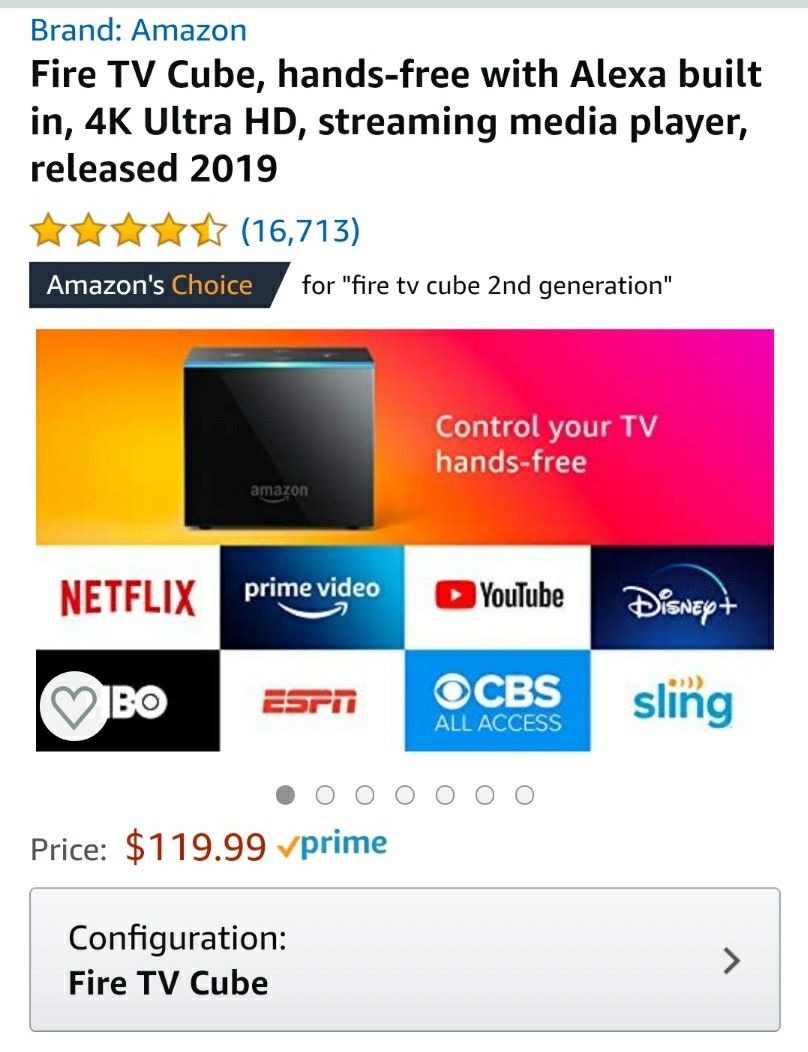 Fire tv cube 2 generation