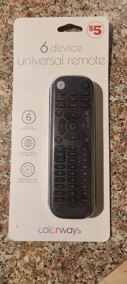 Universal Remote 6 Device
New Factory Sealed 