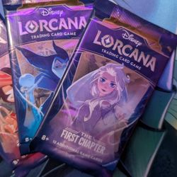 Disneys Lorcana The First Chapter Booster, Set Of 3 Packs 