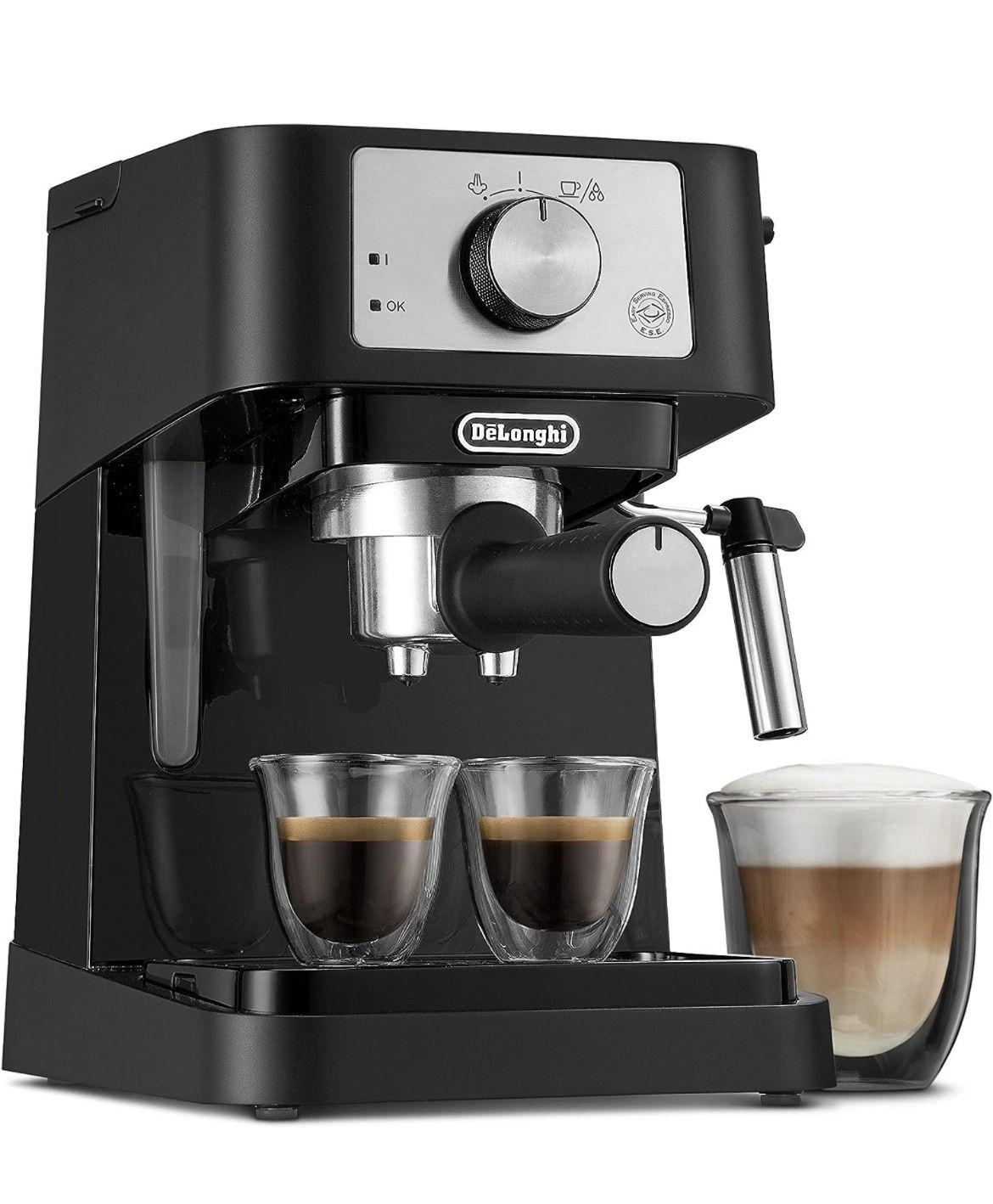 De'Longhi Stilosa Manual Espresso Machine, Latte & Cappuccino Maker