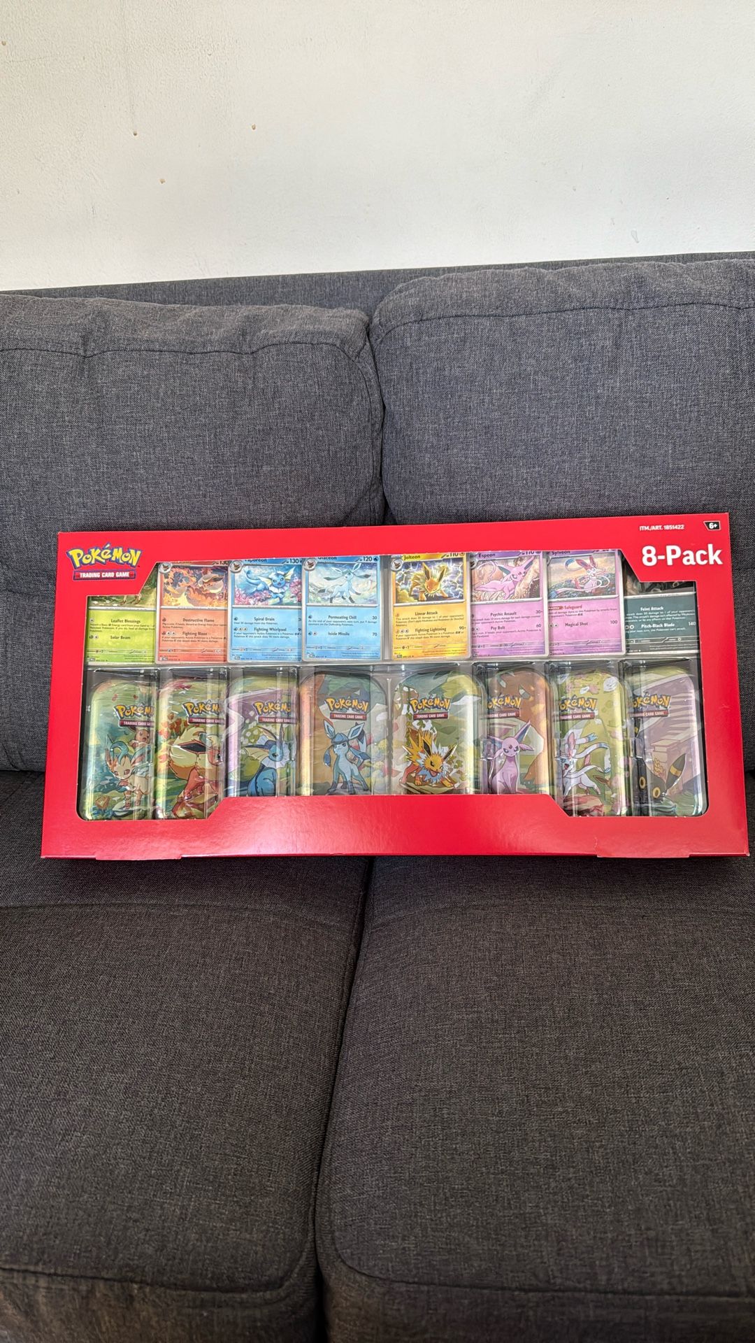 Costco Prismatic Evolutions 8 Pack Mini Tins