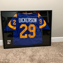 Eric Dickerson Autographed Jersey