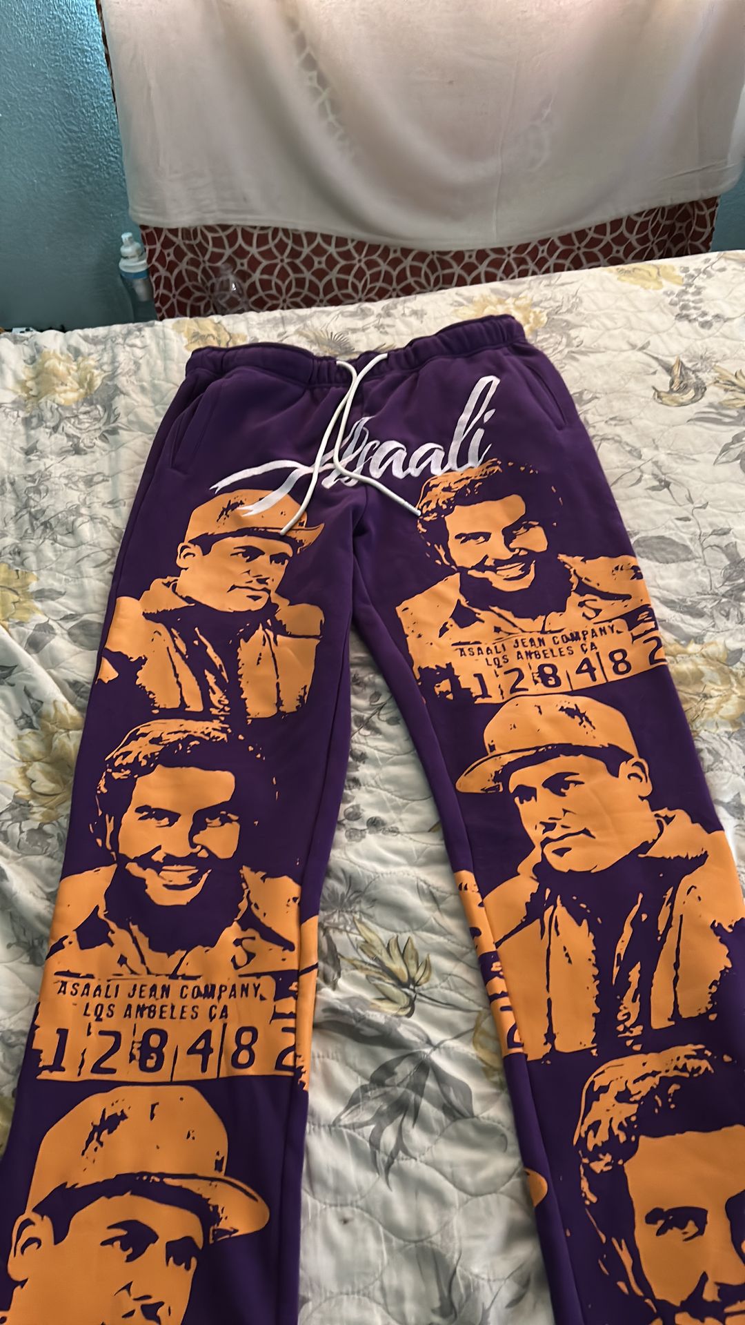 Orange and Purple Asaali Sweats