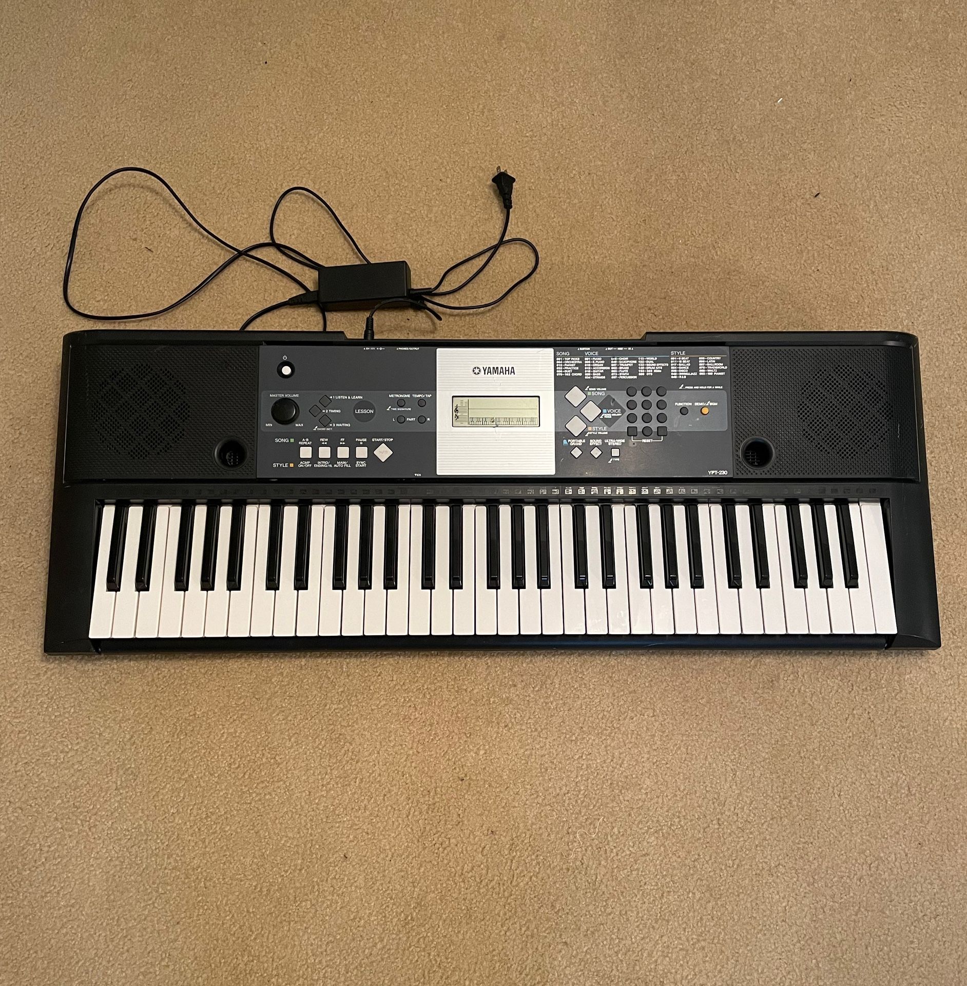 Yamaha Keyboard - 36 Keys