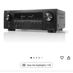 Receiver and speakers with subwoofer