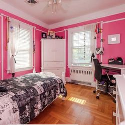 White Bedroom Dresser & Armoire Set – Classic Style with Crystal Knobs