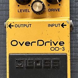 Boss OD-3 Overdrive Pedal