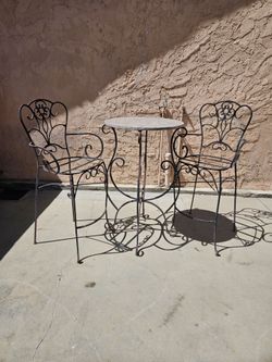 Granite Table and Chairs