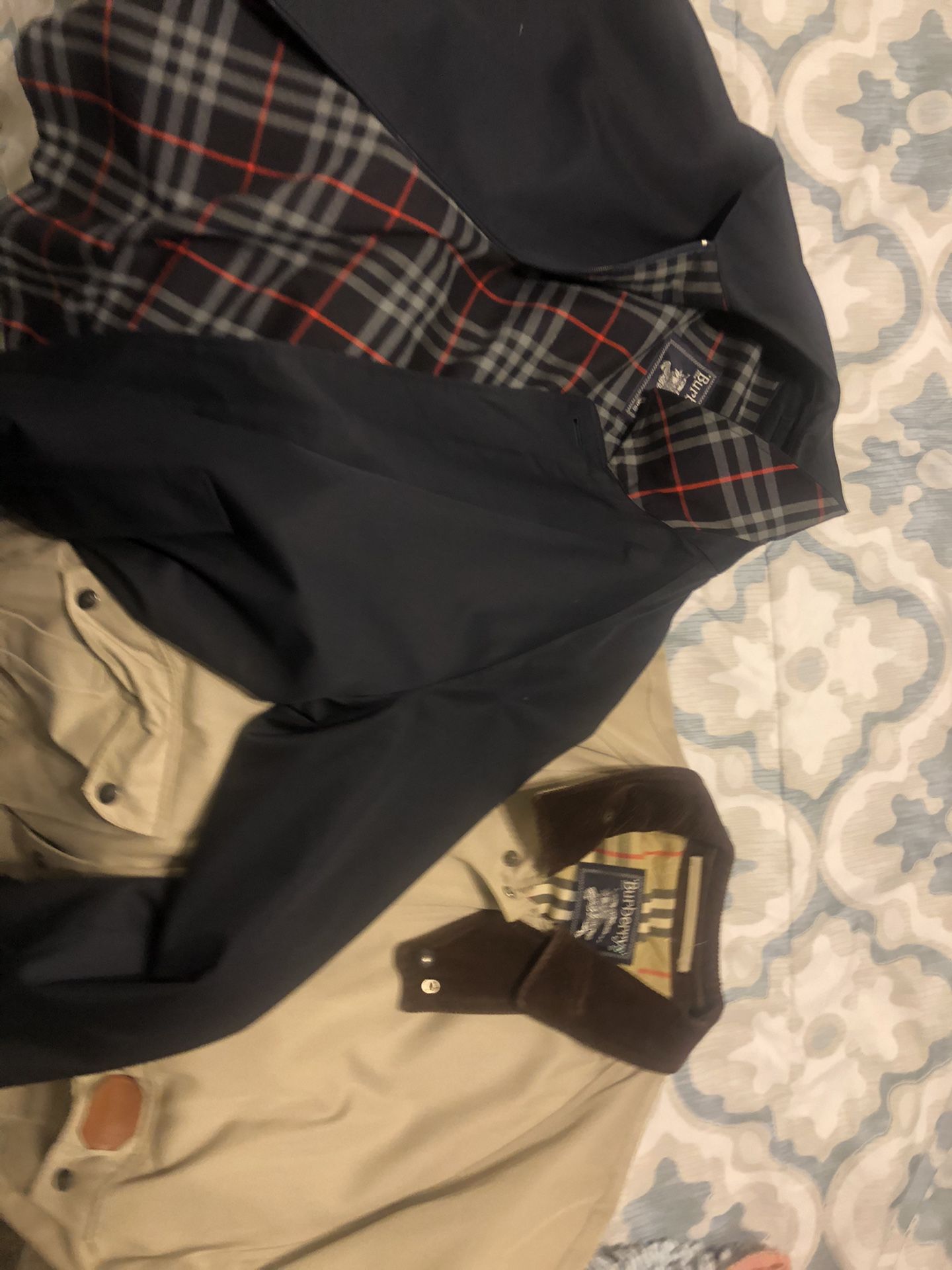 Two xl Burberry jackets