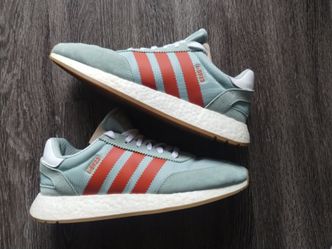 Adidas i-5923 in the ash green and raw amber colorway Men's size 10.5