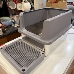 Stainless Steel Cat Litter Box