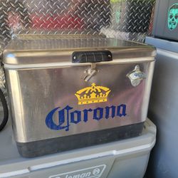 Stainless Steel Corona Ice Chest