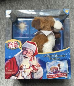 Elf on the Shelf Pets:  A Saint Bernard Traditional