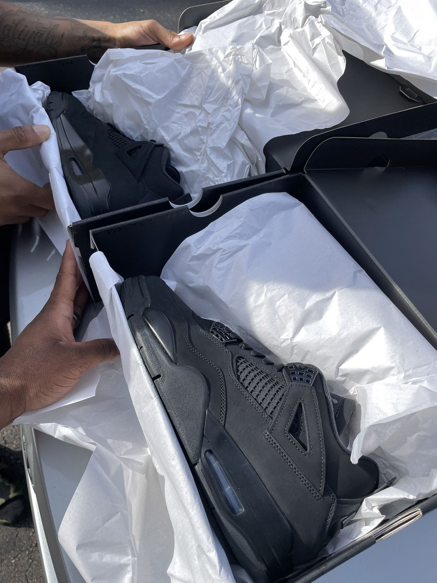 Jordan Retro 4 Black Cat 6Y