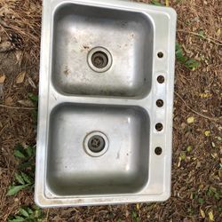Stainless Double Sink $25