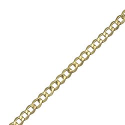 10k Gold Curb Cuban Link Chain 20Inch 3.45MM