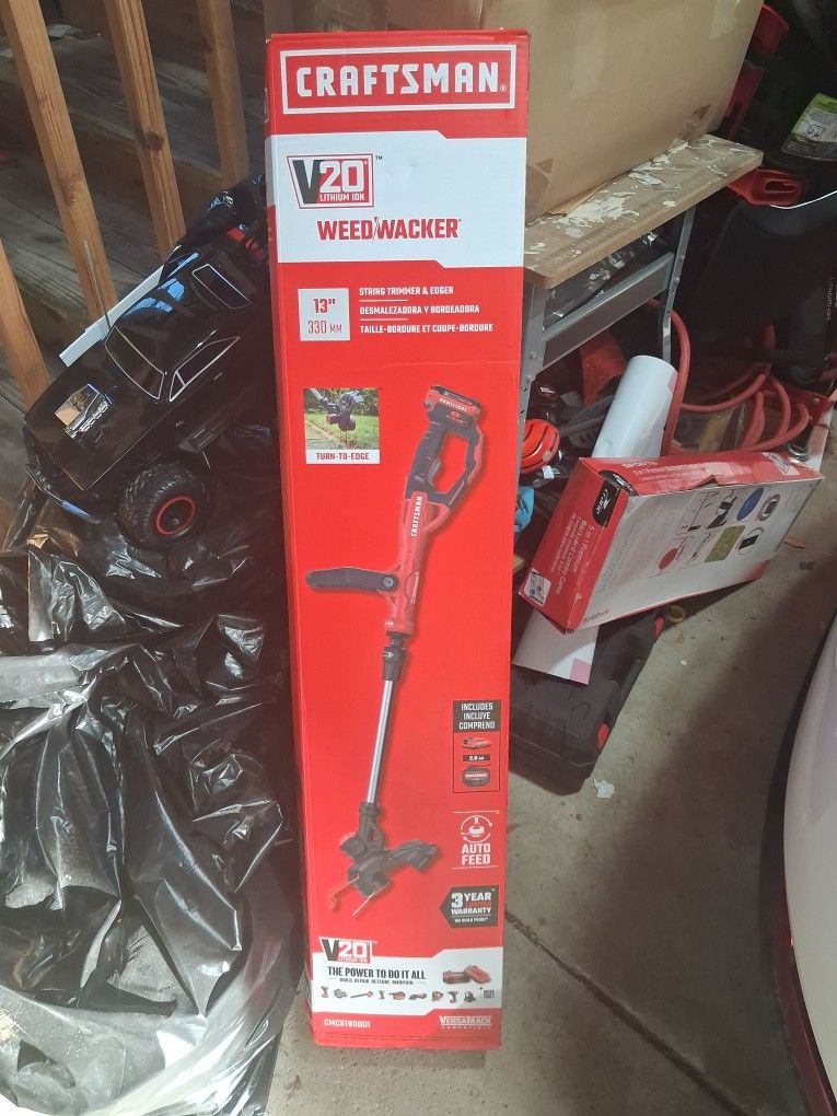 Brand New Craftsman V20 Weedwhacker Kit