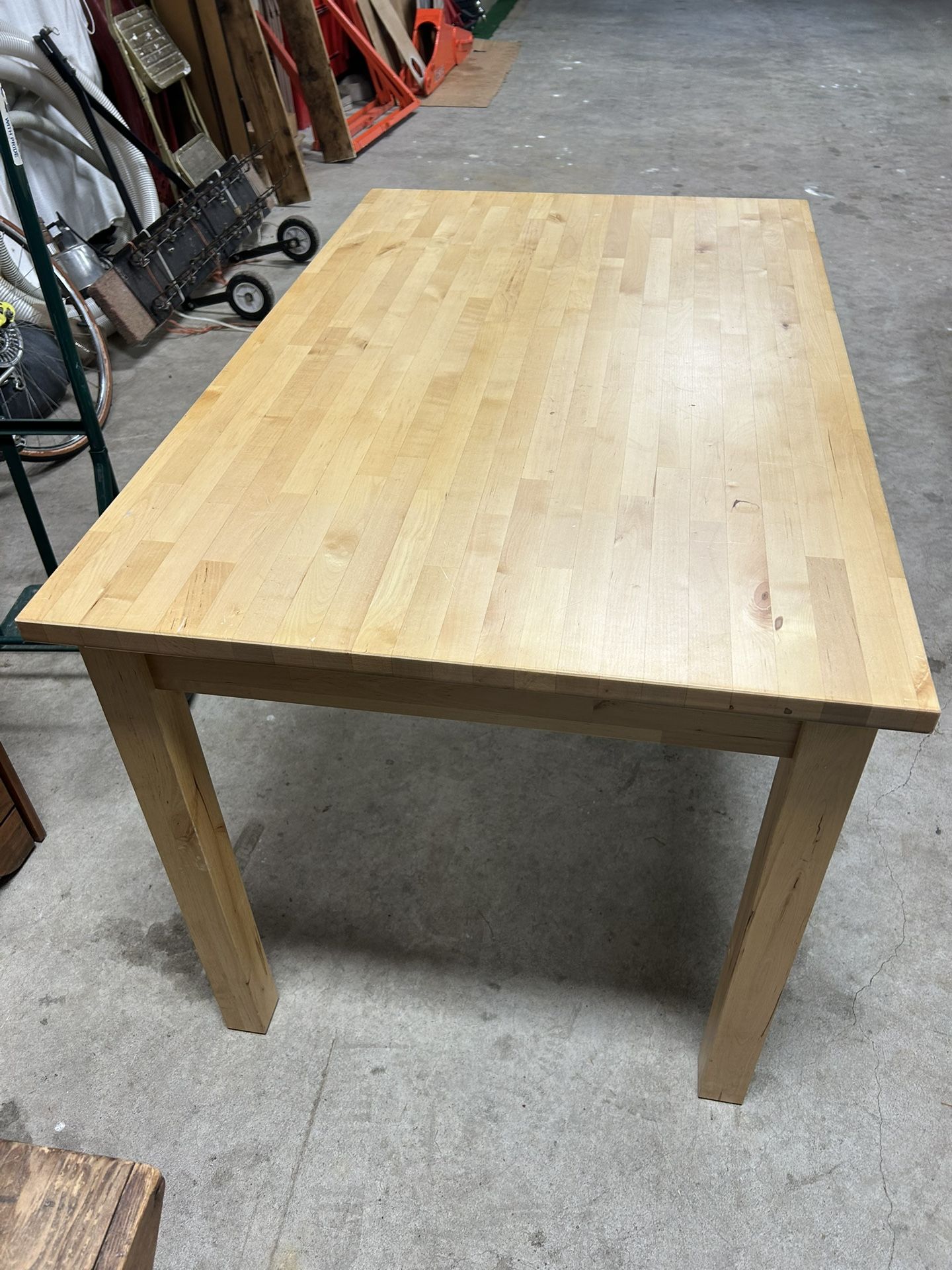 Butcher Block Table