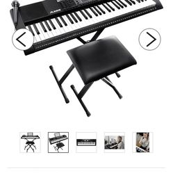 New Keyboard With Stand And Bench