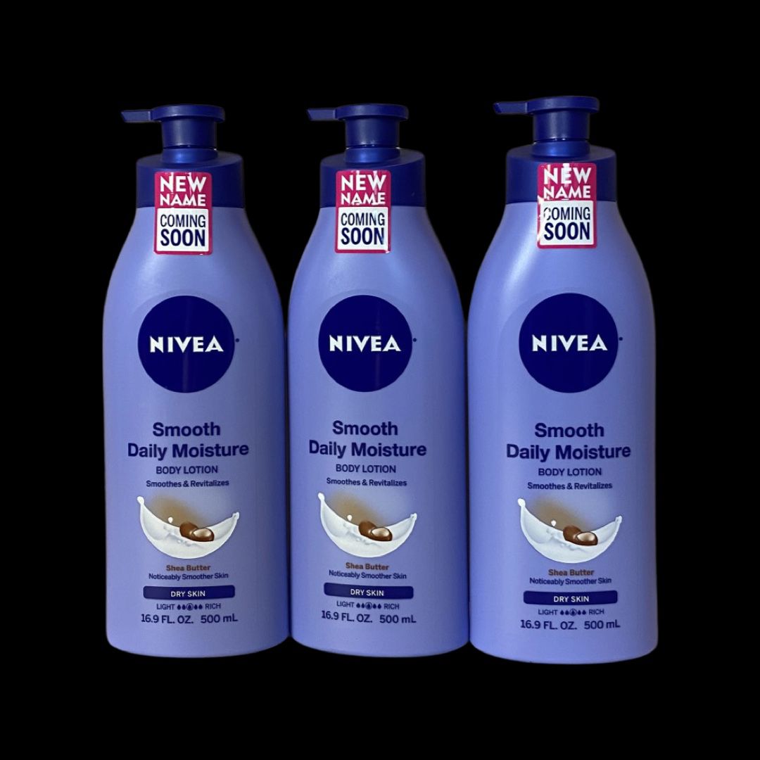 3 Nivea Body Lotion Daily Moisture Or Cocoa Or Vanilla Scents