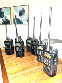 Package of 7. VERTEX Standard  EVX-539 Two-way Digital Analog UHF Display